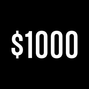 Give $1000