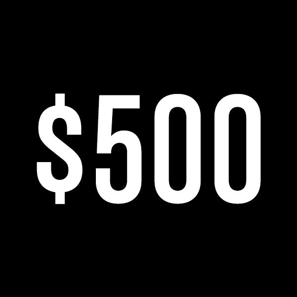 Give $500
